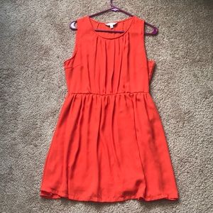 Orange spring dress size L